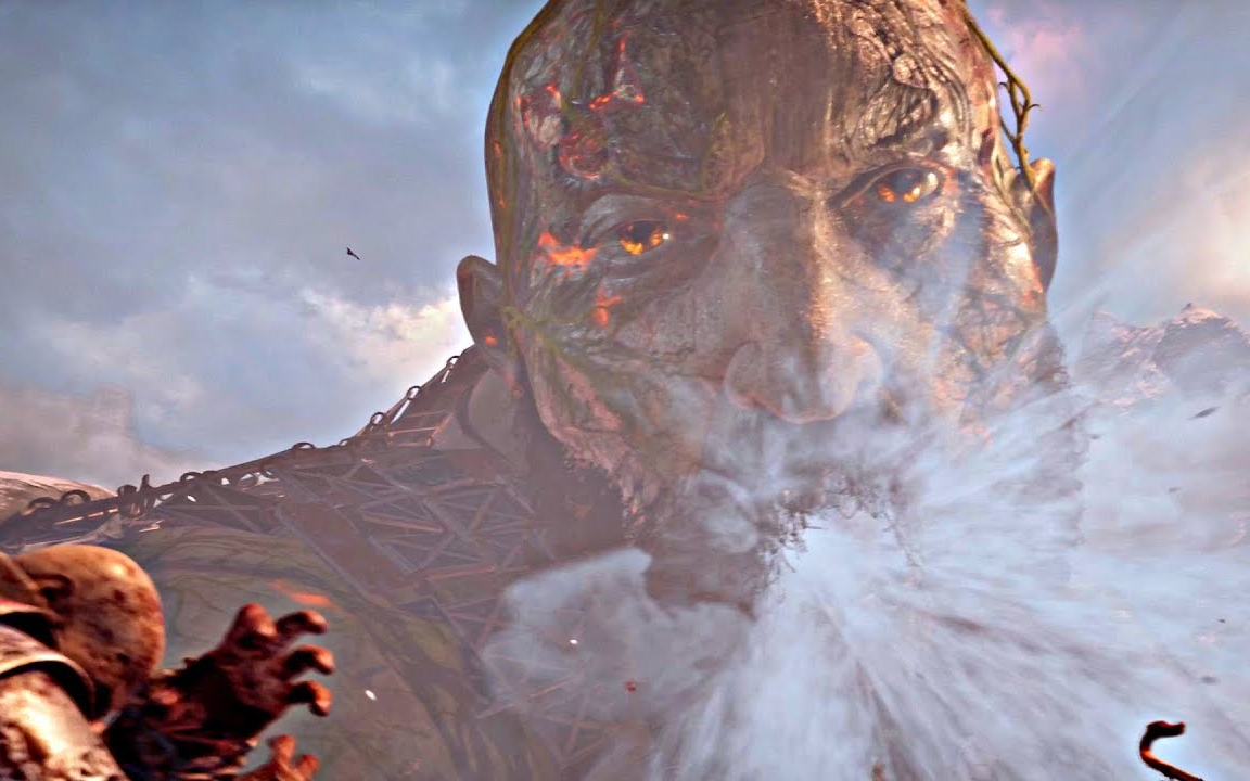 战神4-最终boss战 ps4 pro