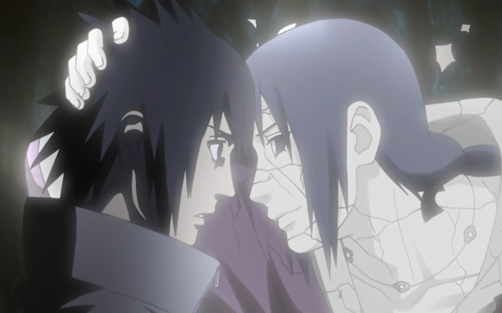 【2k/60帧】剪去多余对话和画面!〖佐鼬兄弟vs仙人兜〗鼬的离别之战!