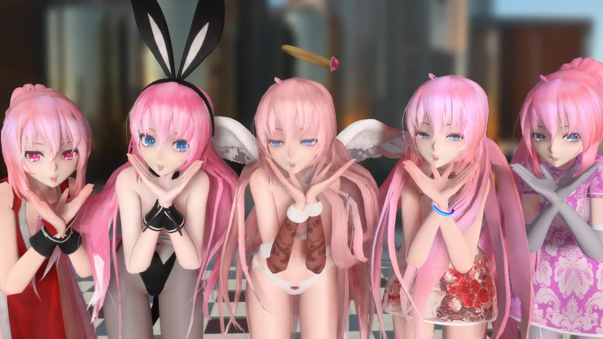 【巡音MMD】五个不同风格的巡音luka!哔哩哔哩bilibili