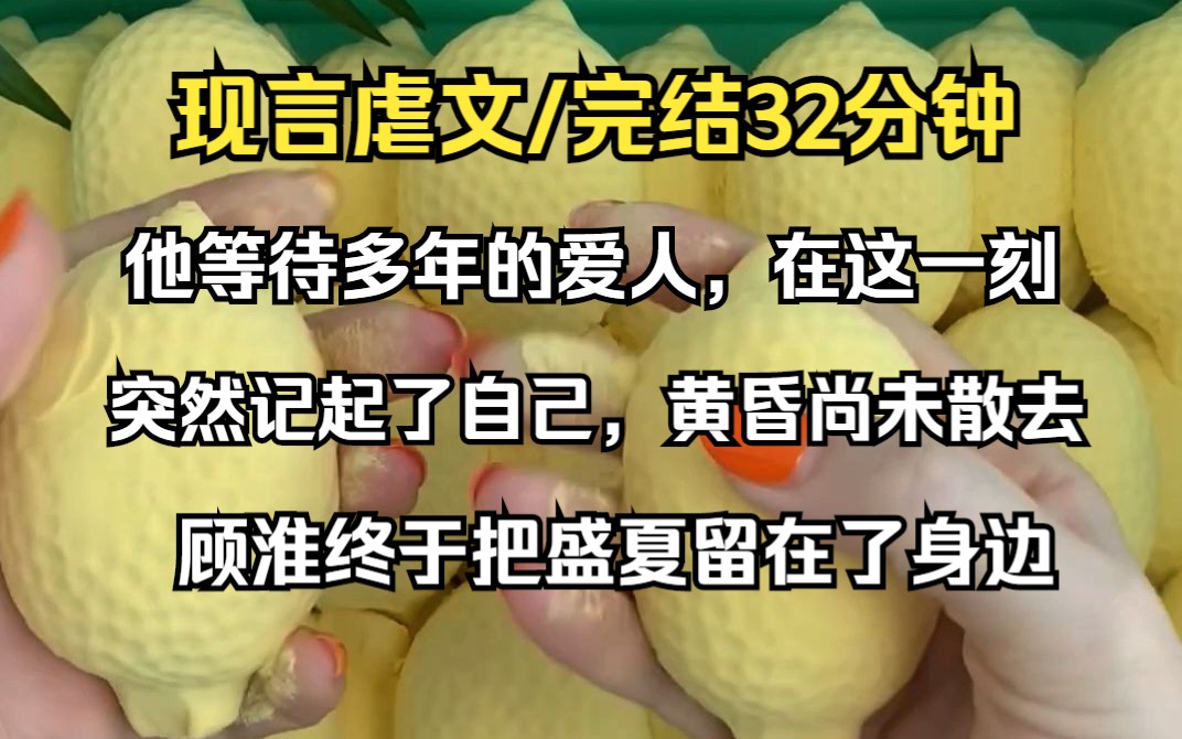 (已完结)现言虐文,他等待多年的爱人,在这一刻突然记起了自己黄昏的余热尚未散去,他们吻在了一起,经历了许多个四季轮转,顾淮终于把盛夏留在了...