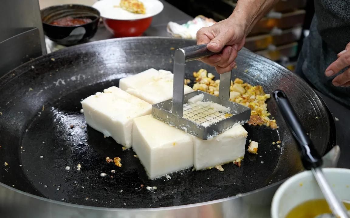 新加坡炸白萝卜糕|小贩街食品