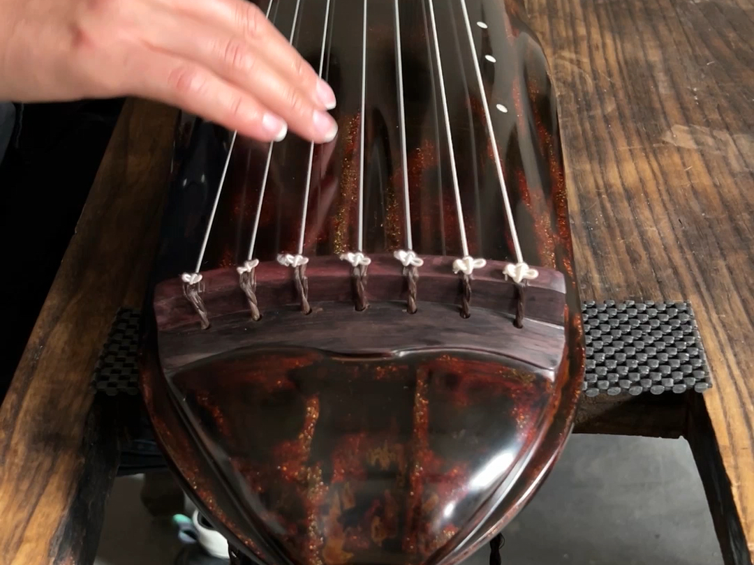 老杉木纯生漆鹿角霜朱砂款蕉叶式(流水)