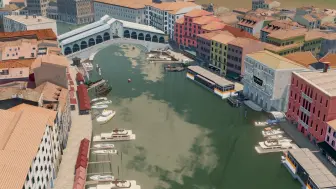 Video herunterladen: 【欧洲】第六十一集 - 绝美区域  #都市天际线  This part of Venice is amazing