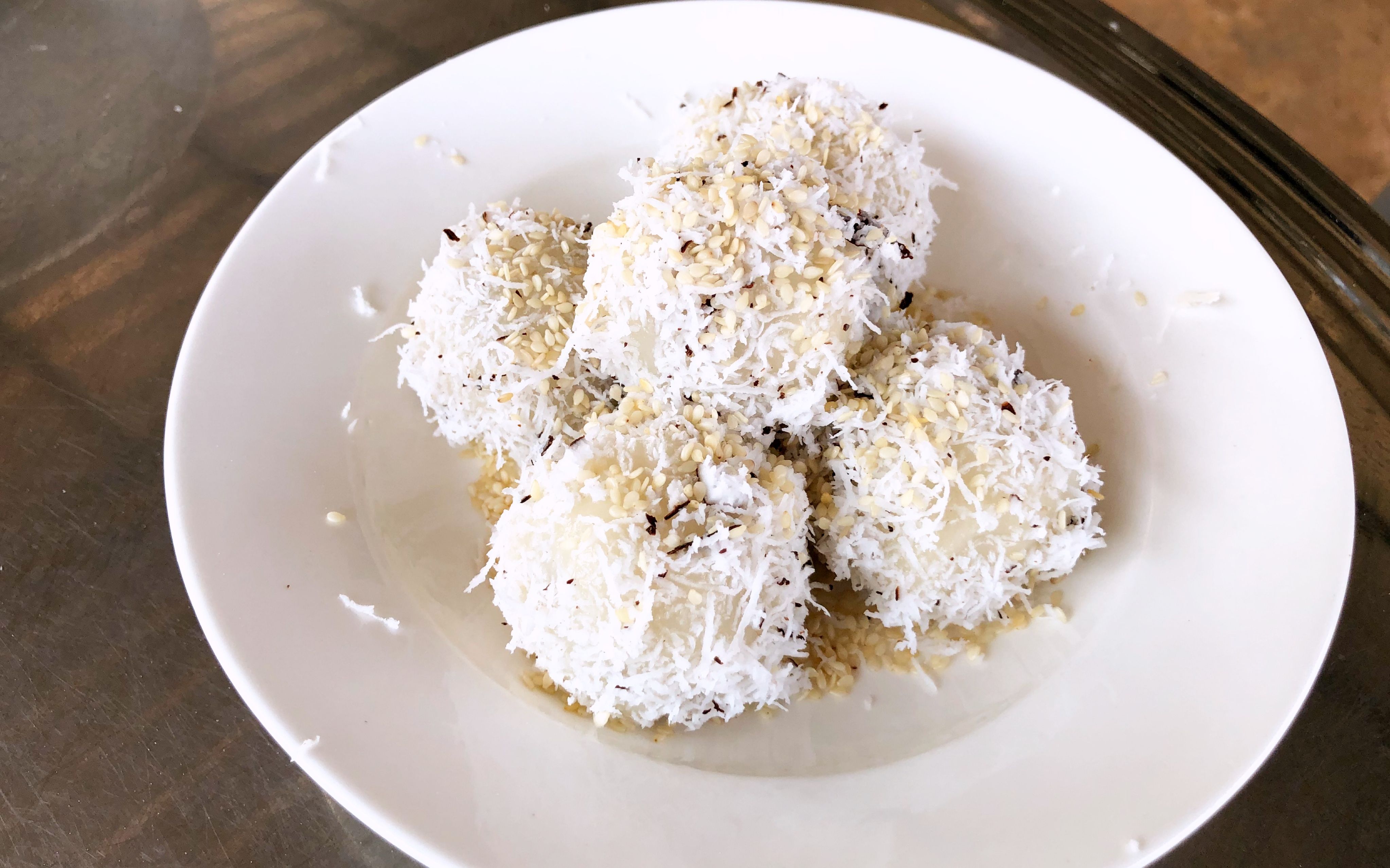 【泰国甜点】椰肉糯米球(20232120232826202121