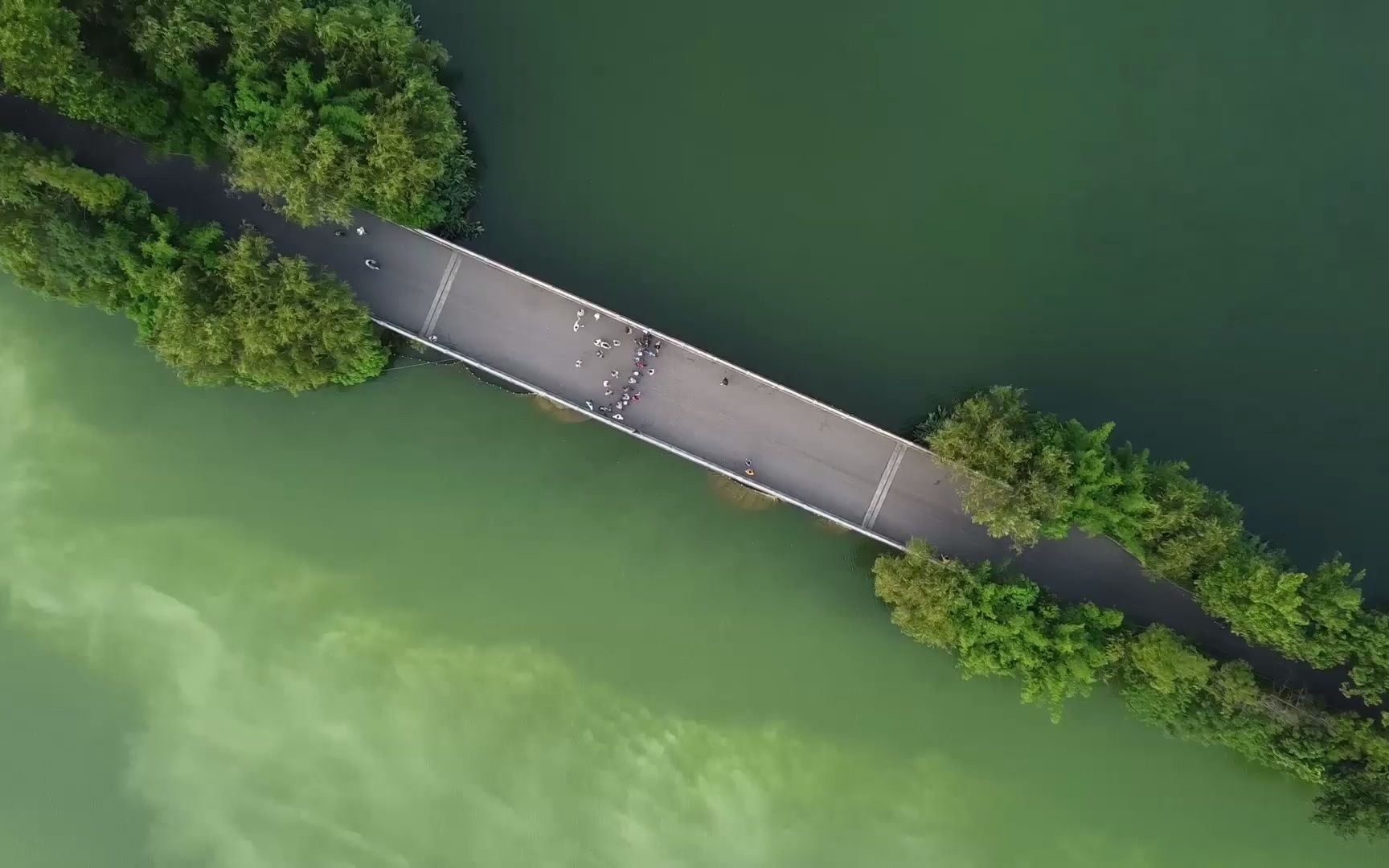 长沙洋湖湿地公园航拍_哔哩哔哩_bilibili
