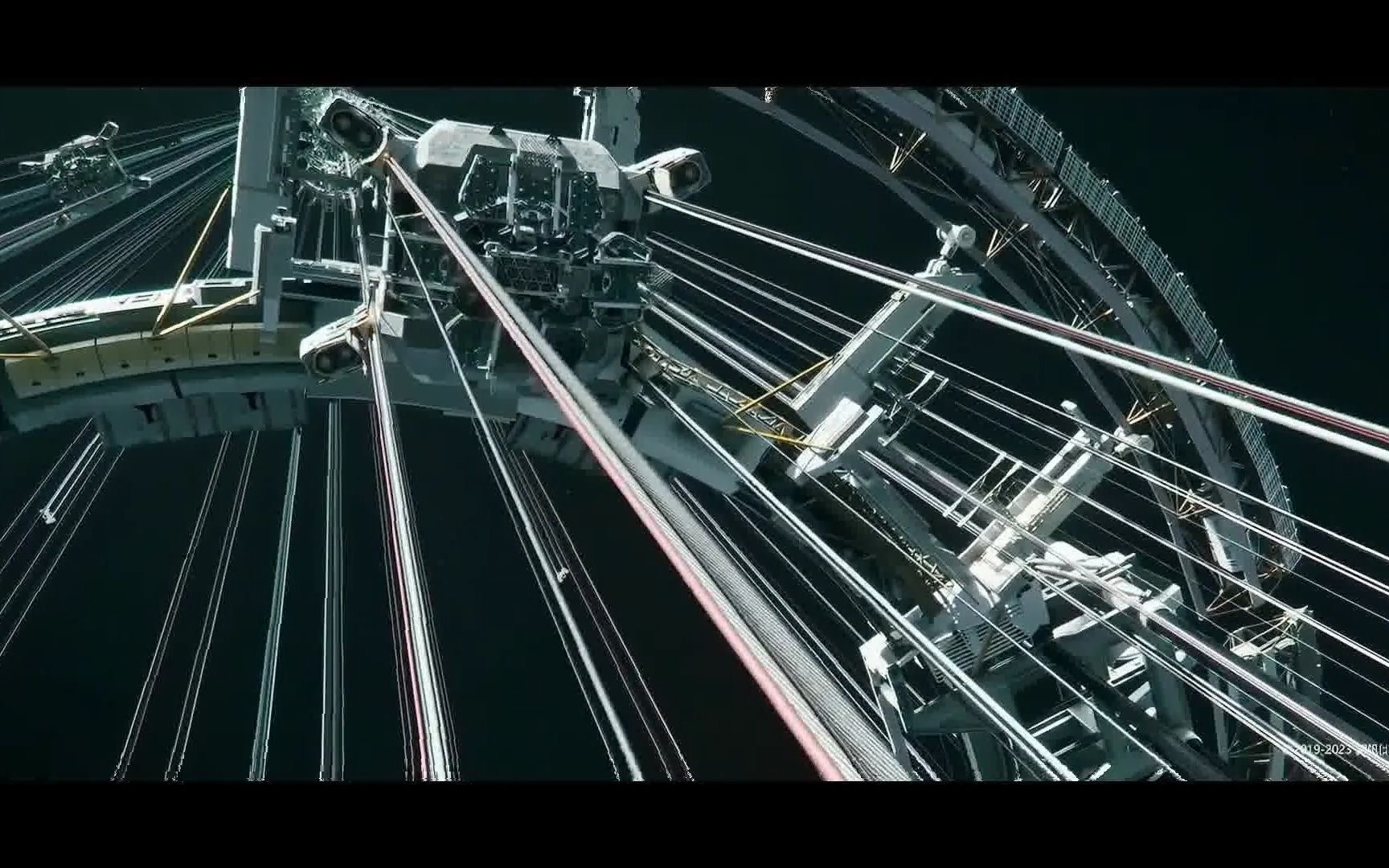 [图]【左右3D】The Wandering Earth 2—Space Elevator 4K 60FPS 流浪地球2 太空电梯片段