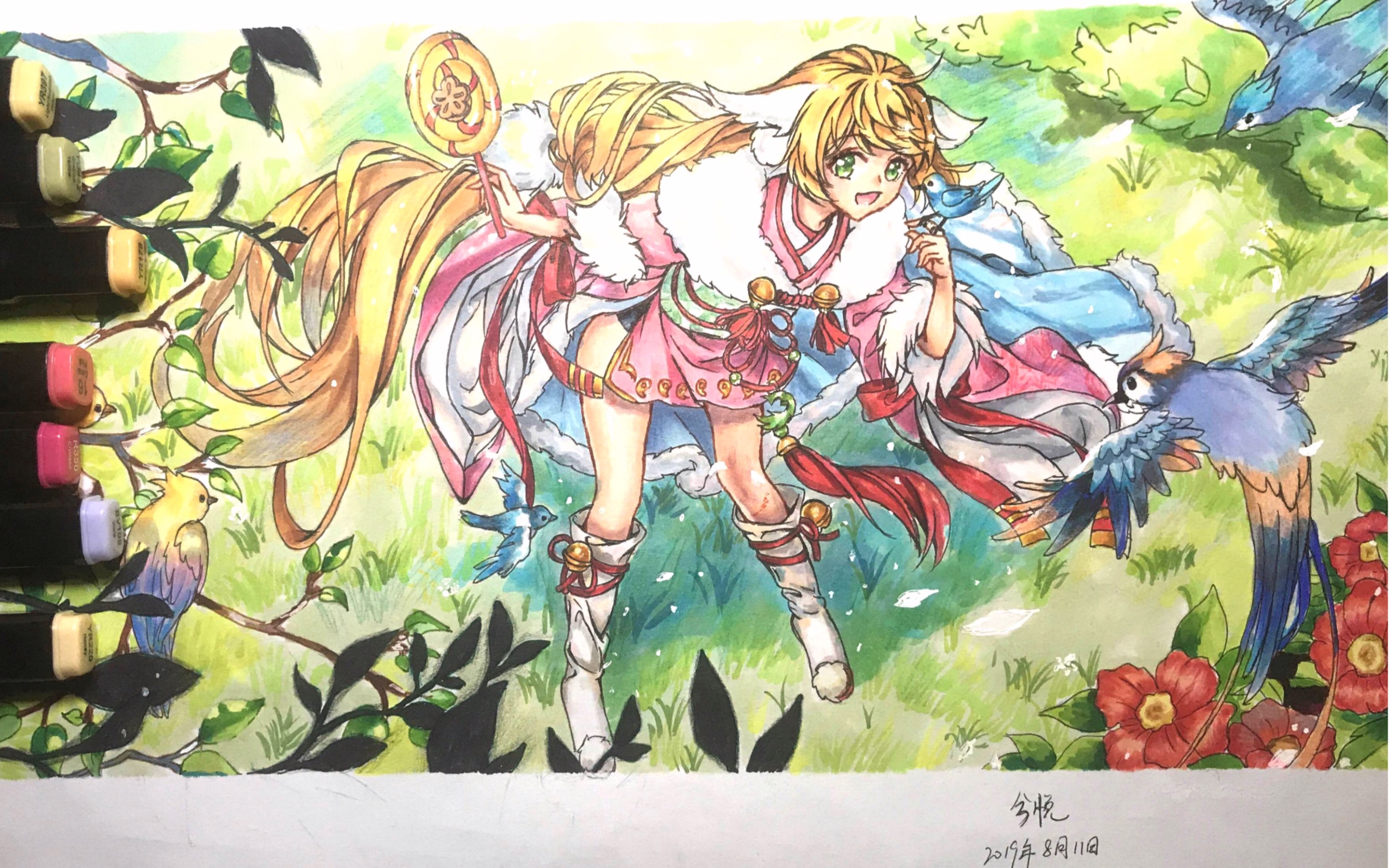 【马克笔/临摹】一个萌萌的苏苏_哔哩哔哩 (゜-゜)つロ 干杯~-bili