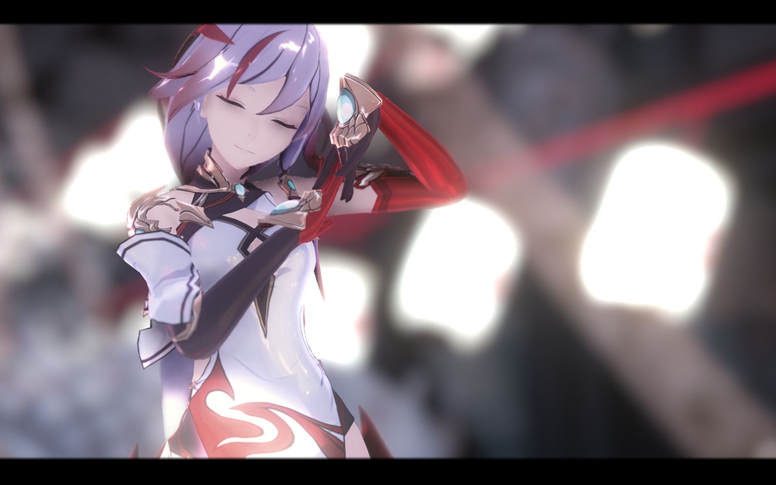【mmd崩坏3】倾杯[符华·炽翎/玄衣素裳]