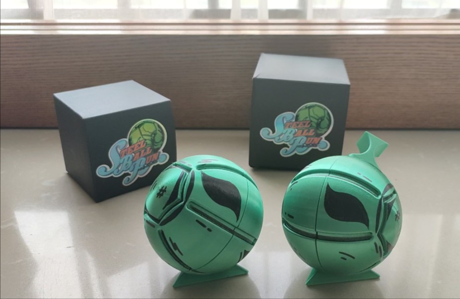 1 jojo第七部steel ball run(飙马野郎)周边——杰洛铁球 将黄金比例