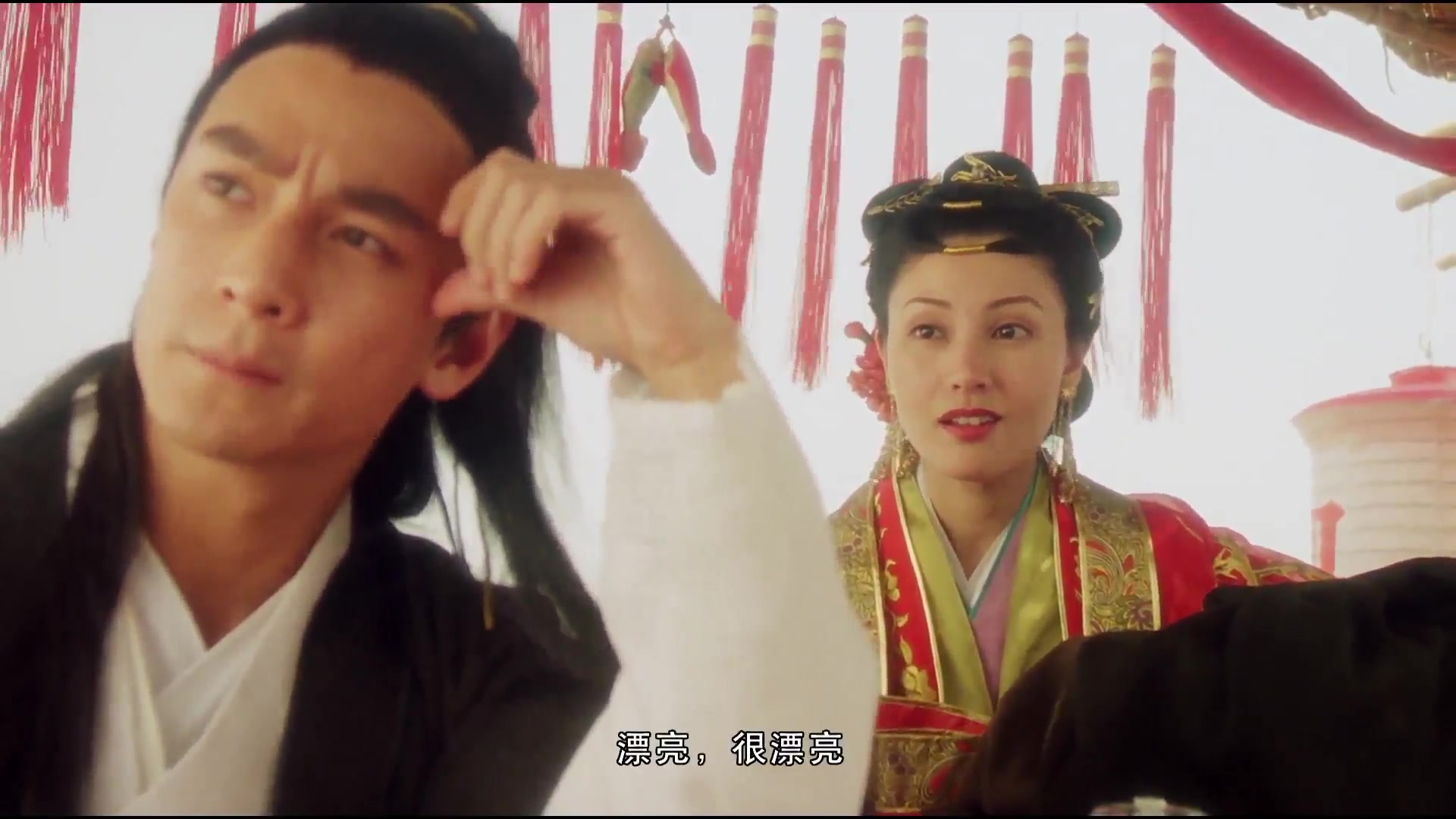 花魁杜十娘跳江 年经的吴彦祖 年轻的李嘉欣