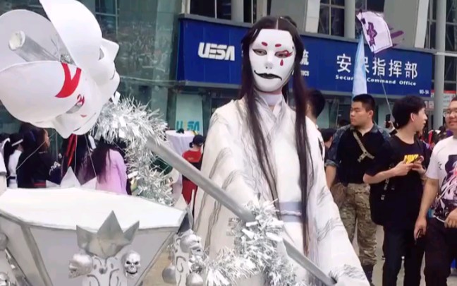 天官赐福白无相cos呜呜呜白衣祸世这也太好看了8