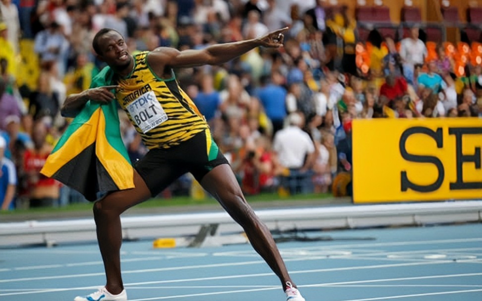 [1080p] 莫斯科世锦赛200米决赛 博尔特19.66 ( 0.