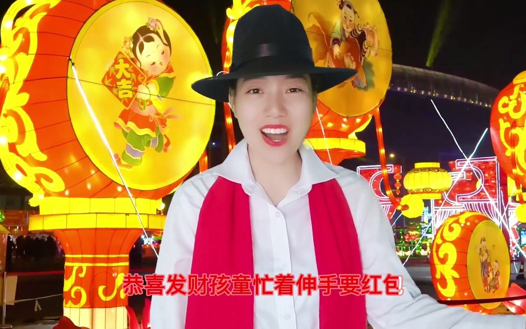 [图]龙凤胎兄妹为您高歌一曲迎新年，祝大家新年快乐牛年大吉事业有成