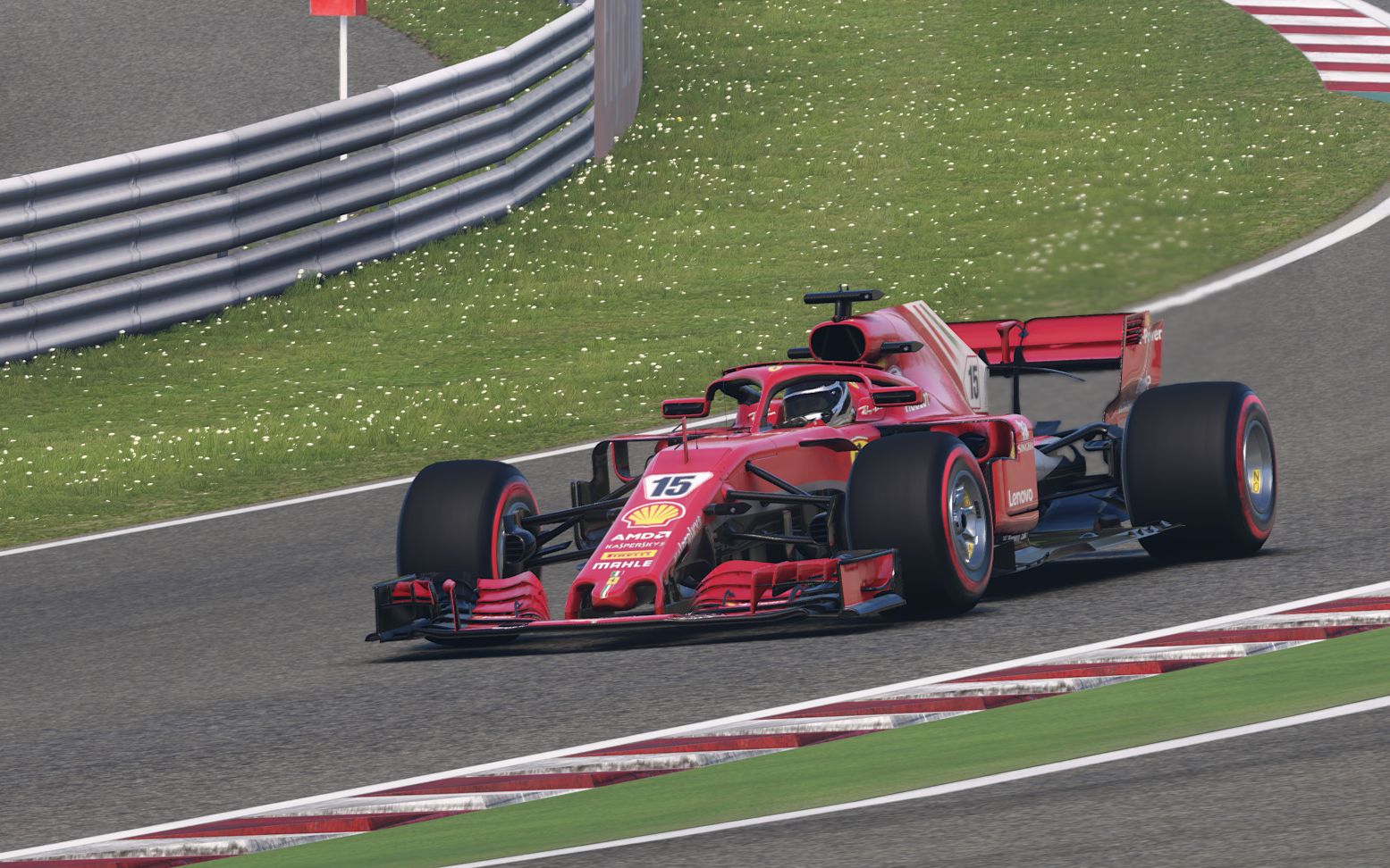f1 2018 日本铃鹿赛道试跑 法拉利sf71h 128527_哔哩哔哩 (゜-゜)