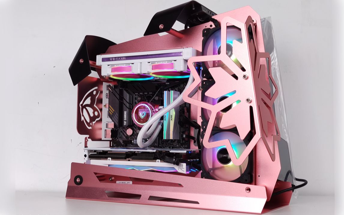 【装机】r7 5800x 樱瞳花嫁6800xt 炽果zc-09樱瞳 装机视频_哔哩哔哩