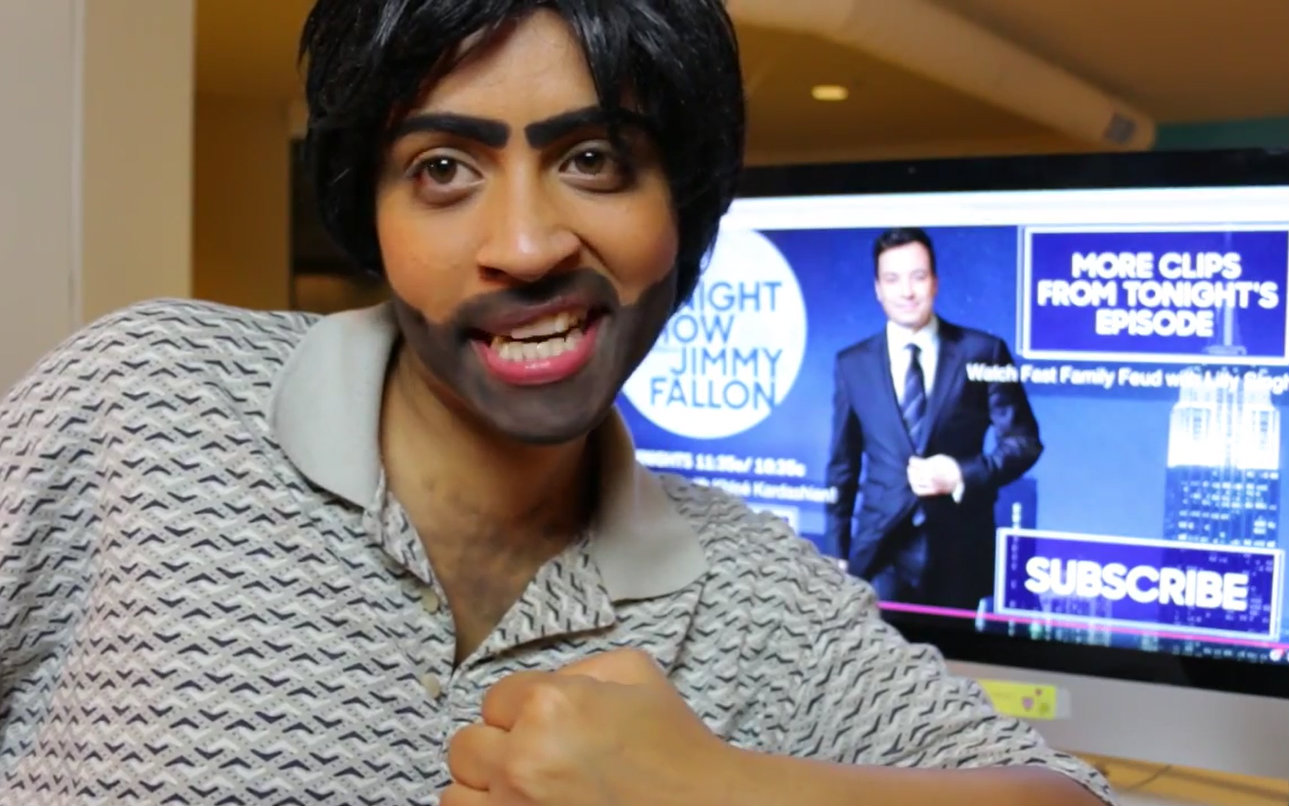 【粒粒超人】【中字】印度父母看女儿上吉米肥伦秀的反应