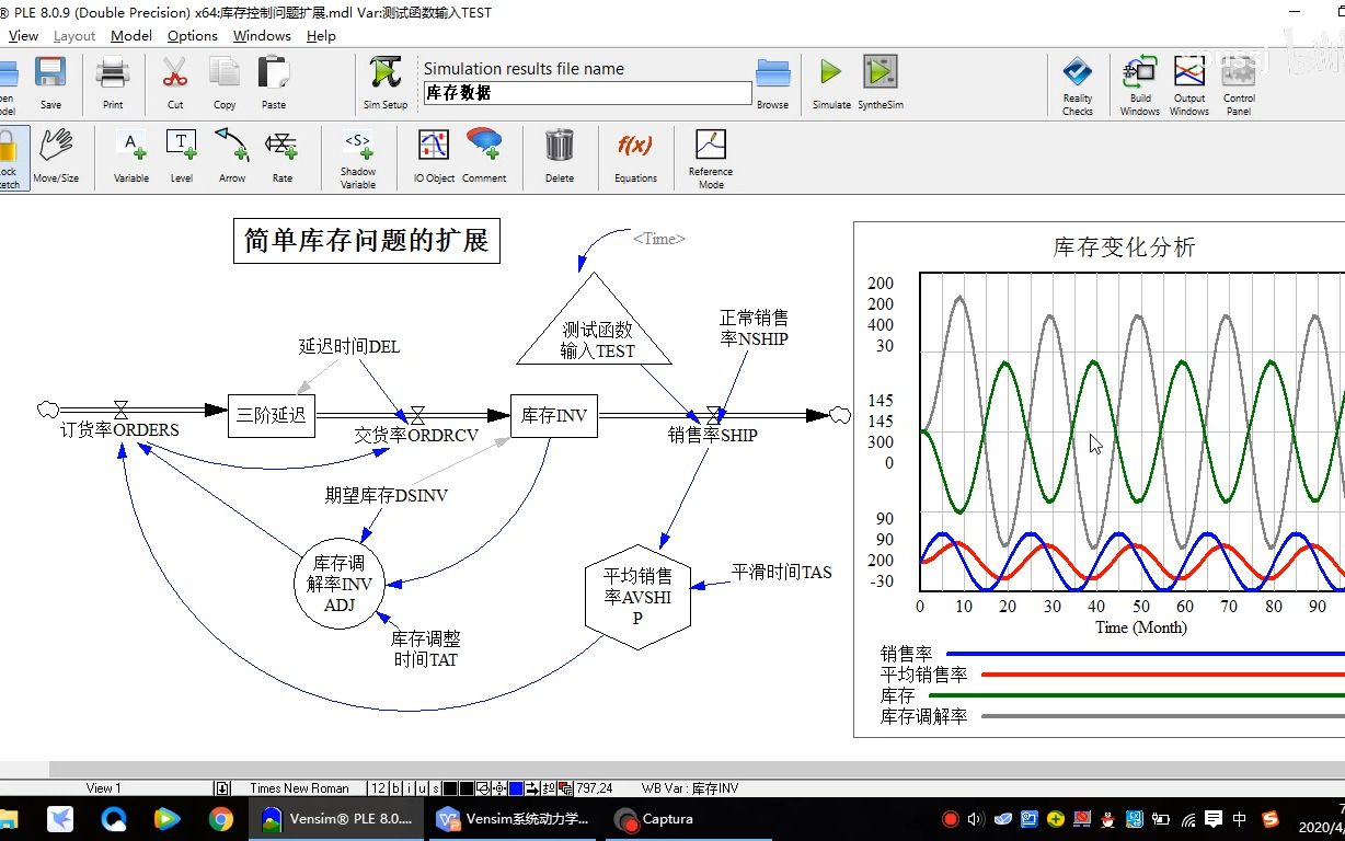 10《Vensim函数的库存控制问题扩展及其仿真》哔哩哔哩bilibili