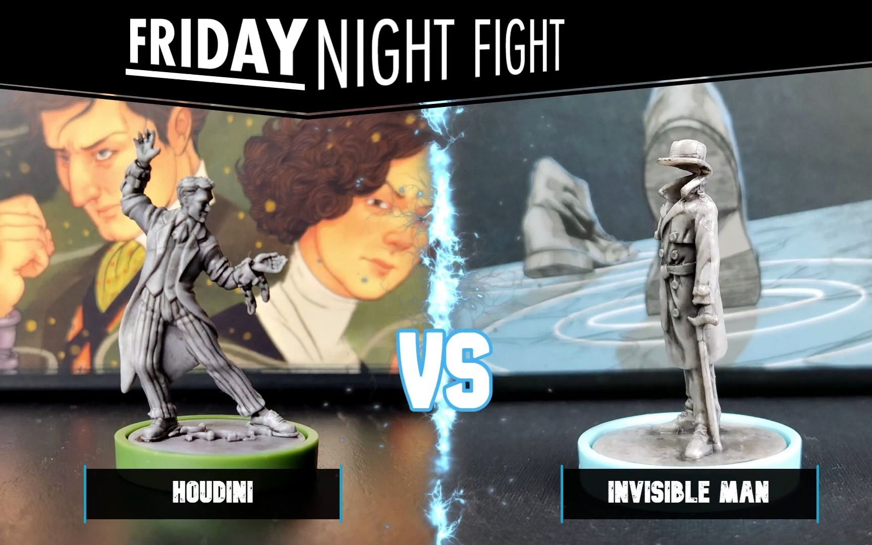 [图]《无双对决》对局 Friday Night Fight： Houdini VS Invisible Man