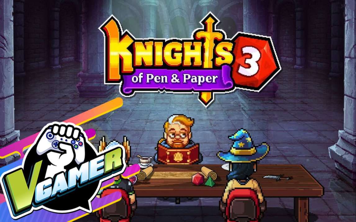 [图]骑士与钢笔纸3（Knights of Pen and Paper 3）冒险RPG手游 试玩