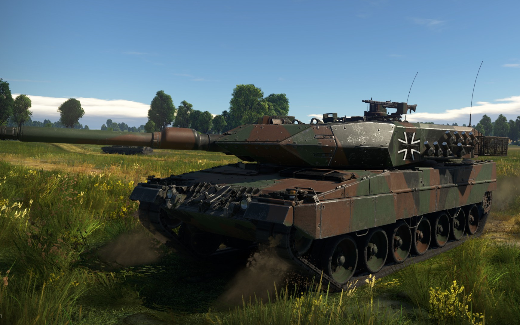 德意志的世代强者豹2a5主战坦克天神下凡实战参考少女与战车语音版