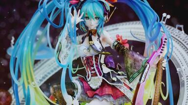镜叔】初音韶华~VOCALOID 初音未来1/7手办Myethos~开箱评测_哔哩哔哩_