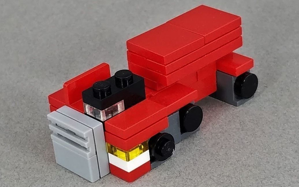 乐高moc教程 变形金刚电影迷你版挖地虎组合大力神 拖斗 拼搭指南