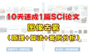 Download Video: 深度学习 | 图像去雾任务 | 近8年SCI论文解析