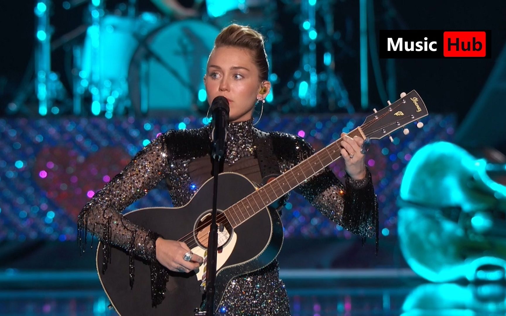 miley cyrus - iheartradio music festival 2017 - 1080p 麦粒 演唱