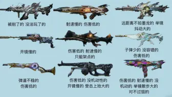 以上是目前版本最弱势的枪 不建议用