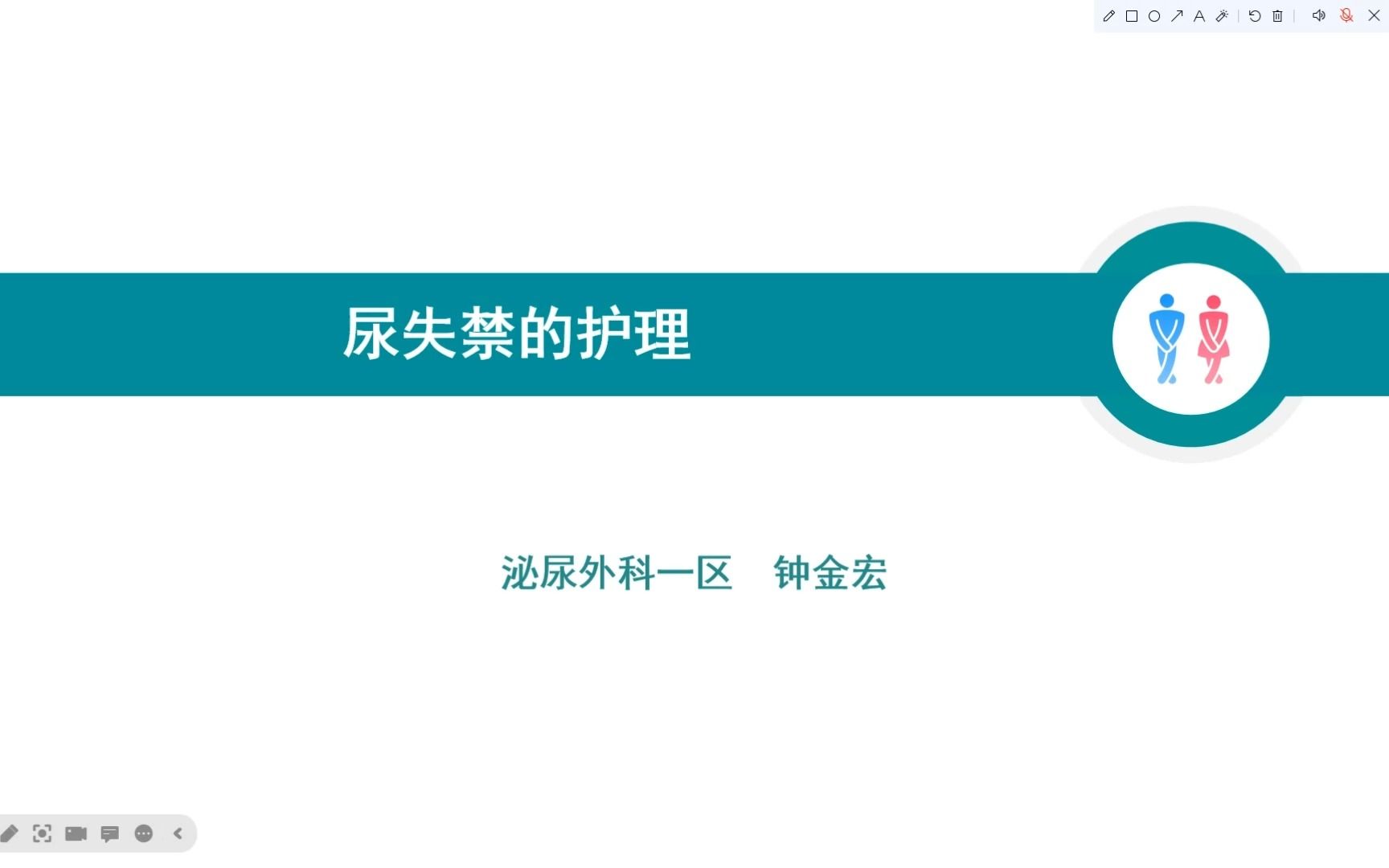 【泌外教学】泌尿外科教学讲课之《尿失禁的护理》哔哩哔哩bilibili