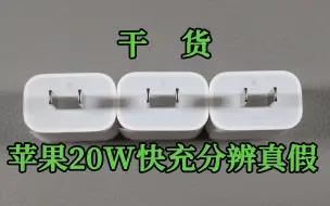 Video herunterladen: 【超详细】iPhone 20W快充头分辨真假教程，看完你也会