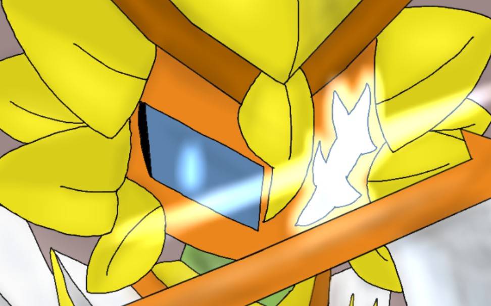 (指绘)耀斑花-獠牙形态