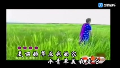 [图]【一人一首成名曲】德德玛《美丽的草原我的家》KTV字幕版视频+伴奏