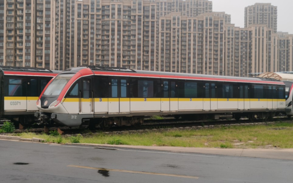 【上海地铁】3号线黄鱼312浦厂大修完毕准备回上海