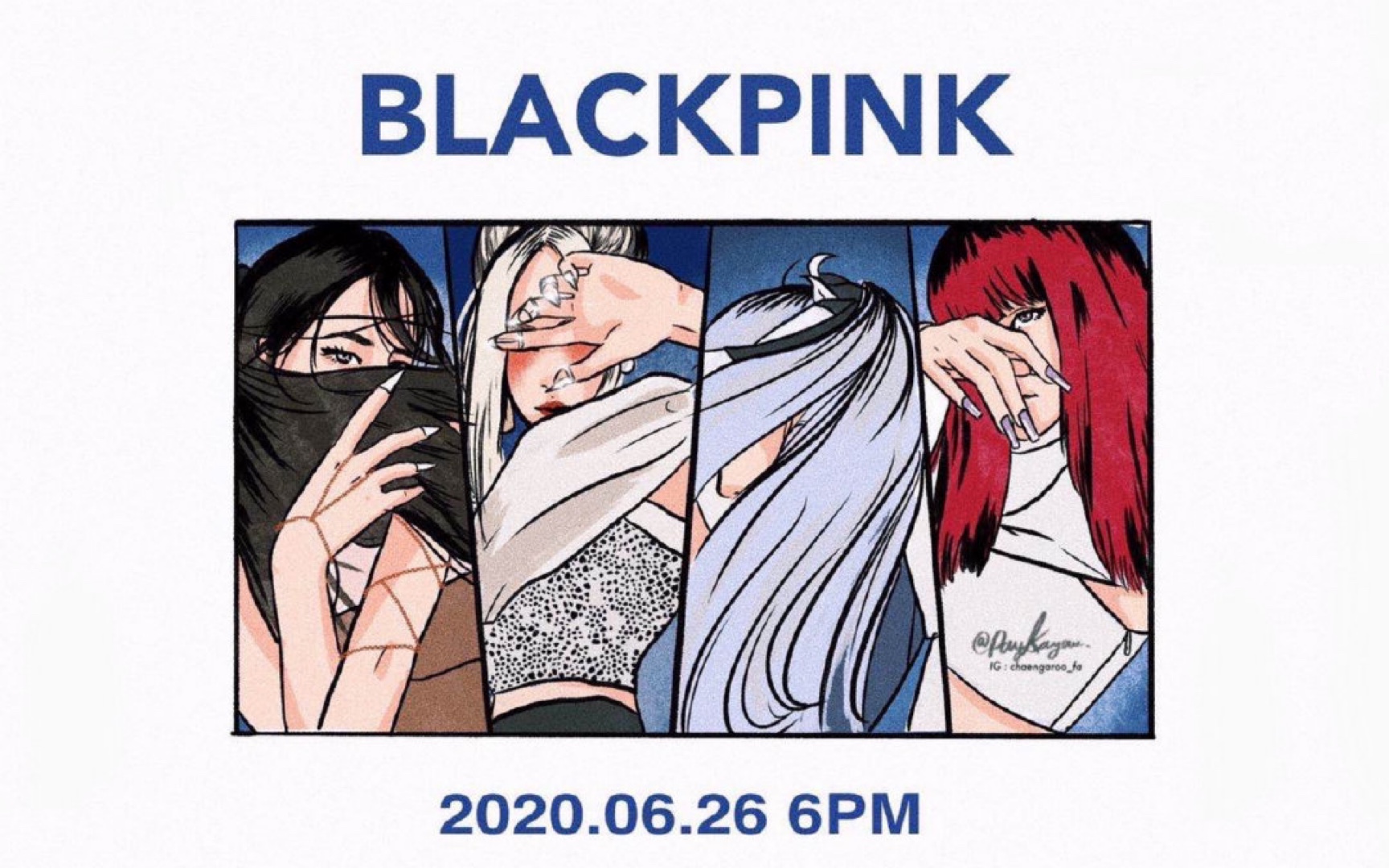 【blackpink】200615ins 营业 回归形象预告_哔哩哔哩 (゜-゜)つロ