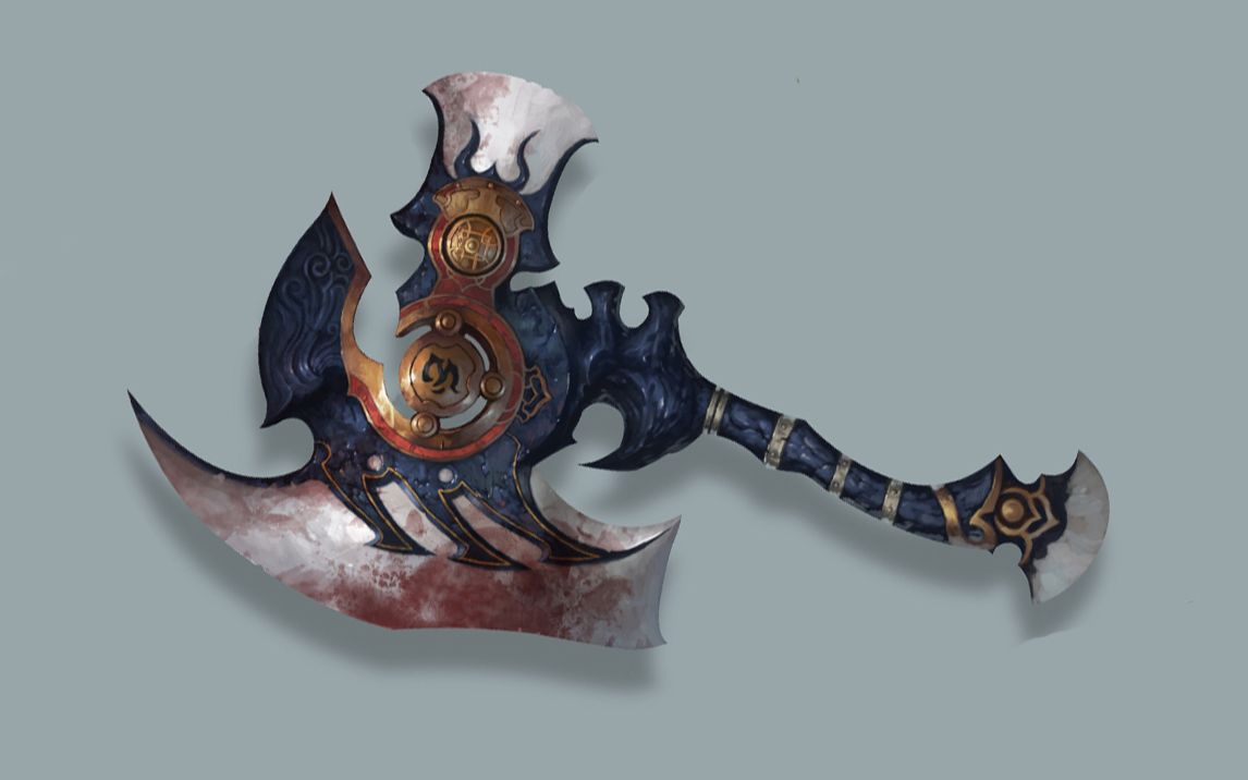 3dmax/bodypaint3d-斧子武器模型制作教程.