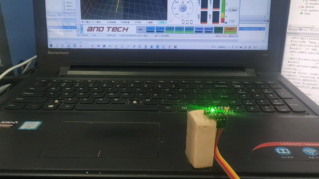 基于stm32f130rct6主控,九轴传感器mpu9250的mpl,偏航居然能一动才动哔哩哔哩bilibili