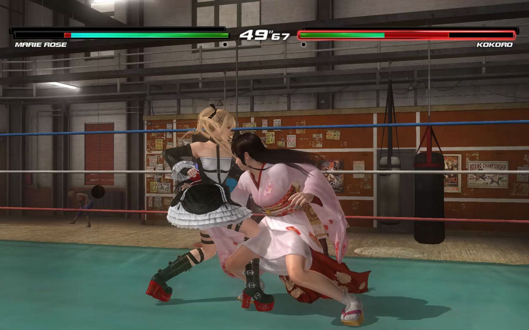 『ljkacg』doa5 玛丽萝丝&穗香 vs 心&绫音