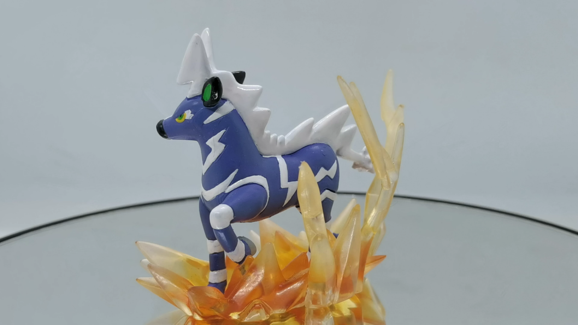 【闪光宝可梦模型】雷电斑马 技能博物馆系列 改色 口袋妖怪