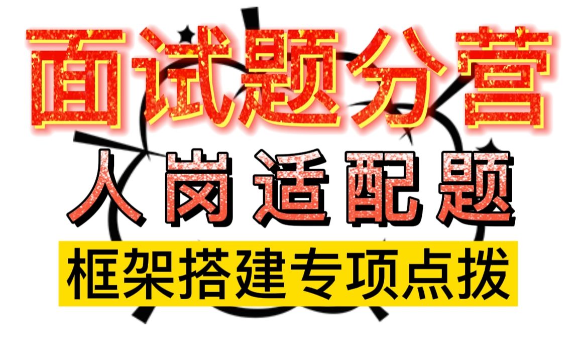 【结构化面试】面试考场上让你三个词形容自己,词汇选择的高低度控制在哪个区间更为合适?——人岗适配专项点拨哔哩哔哩bilibili