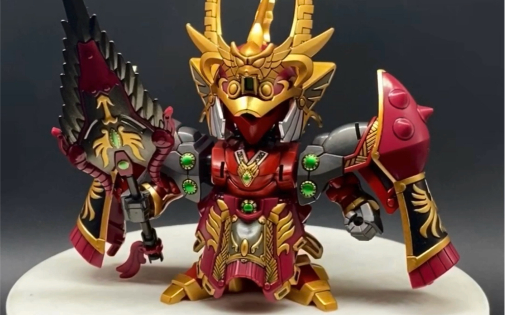 万代sd高达 天炽鹏司马懿沙扎比 三国高达 深圳客户定制成品展示 接