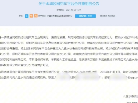 多家网约车平台合并重组为一家平台,网约车行业即将迎来合并重组潮!#哔哩哔哩bilibili