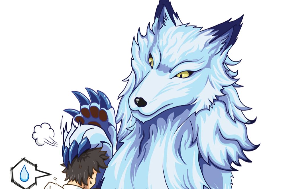 【fgo】咕哒子来了,赶紧装成哈士骑(黑狗单挑狼王)