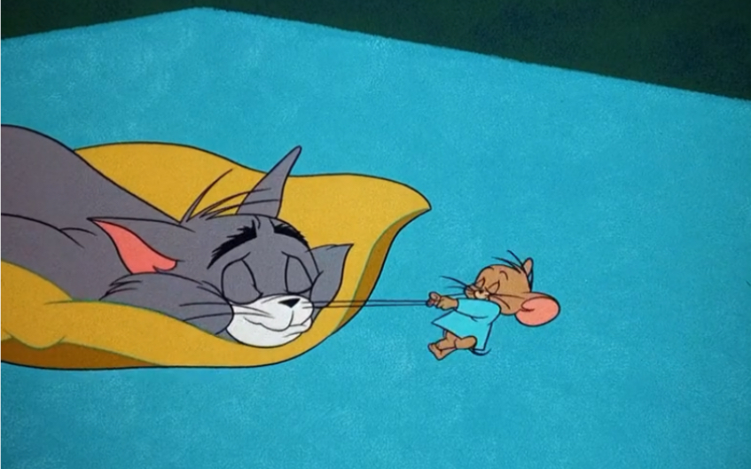 "每日一遍 拒绝emo"杰瑞的梦游欺负汤姆#猫和老鼠 #治愈系 #专治不