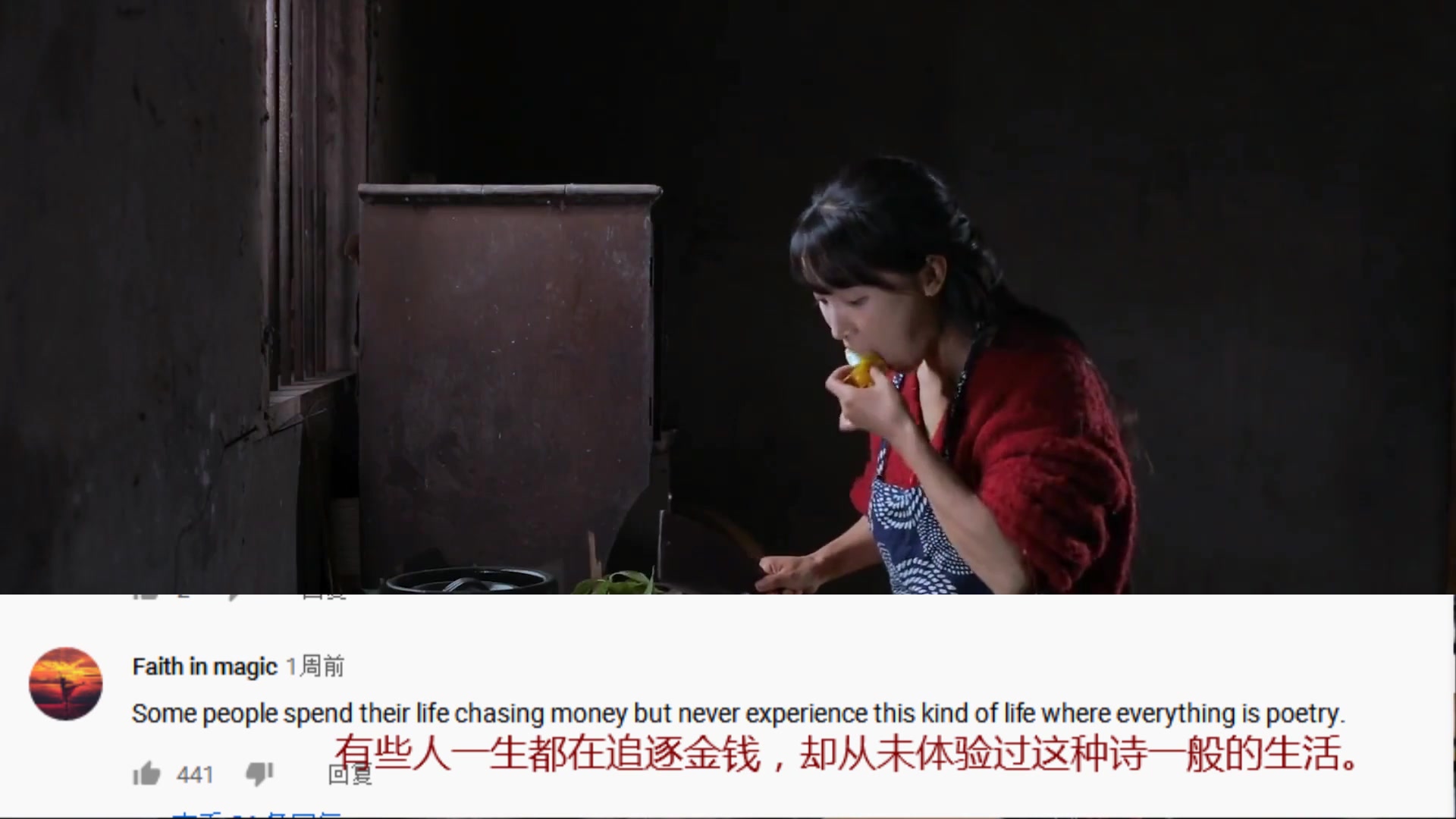 李子柒【桃花节】精选油管评论翻译