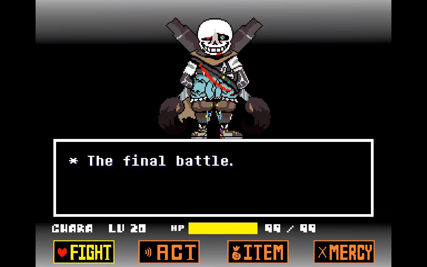 最后的色彩【ink sans phase3】目前进度