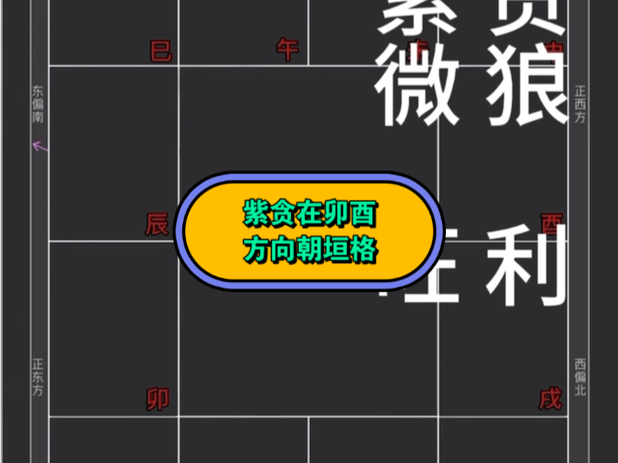 紫微斗数紫贪在卯酉:府相朝垣格哔哩哔哩bilibili