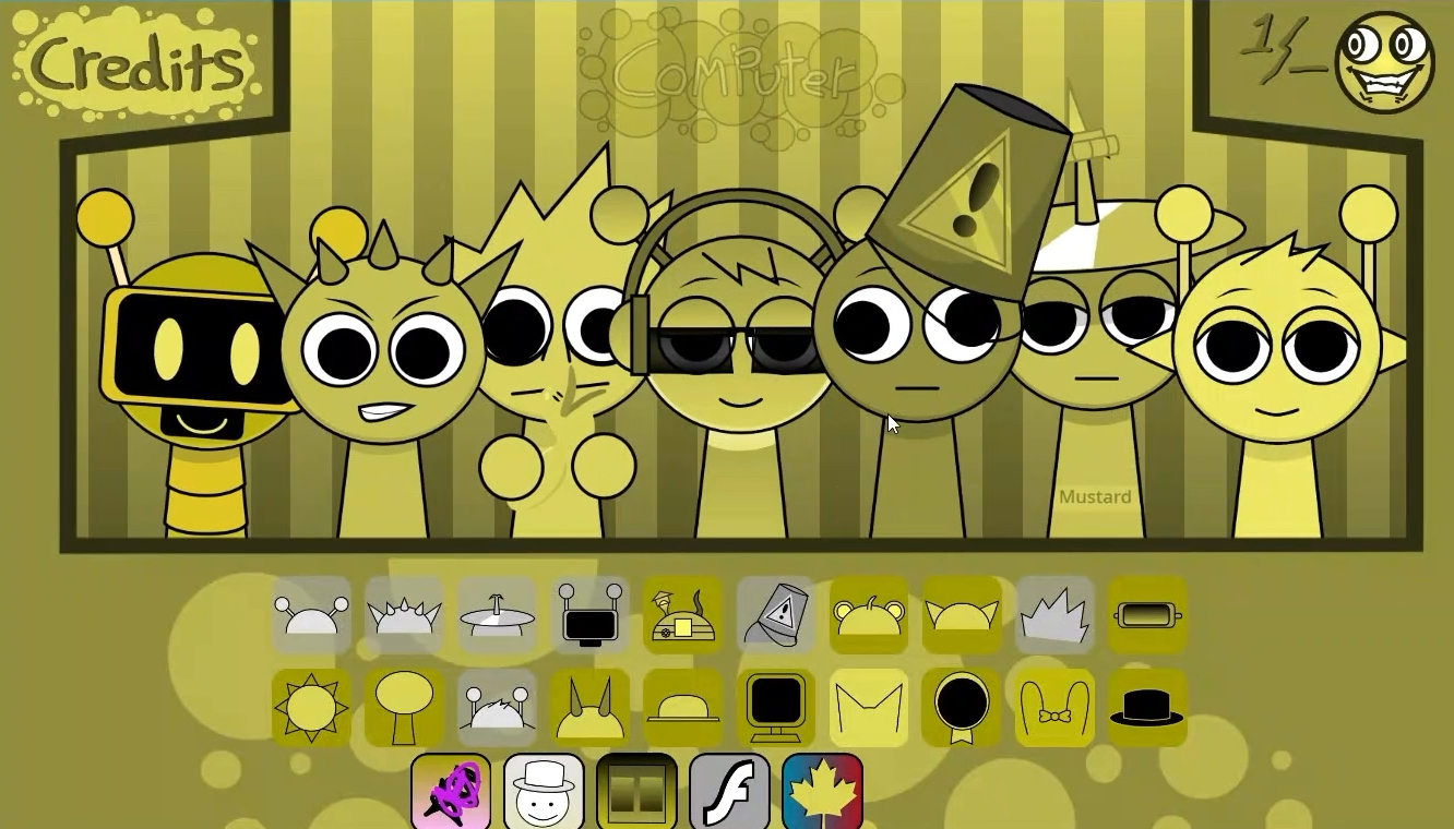 [图]超爽七分钟纯冰 Incredibox Sprunkstard [if sprunki were in mustard]