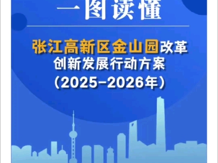 张江高新区金山区改革创新发展行动方案(20252026年)哔哩哔哩bilibili