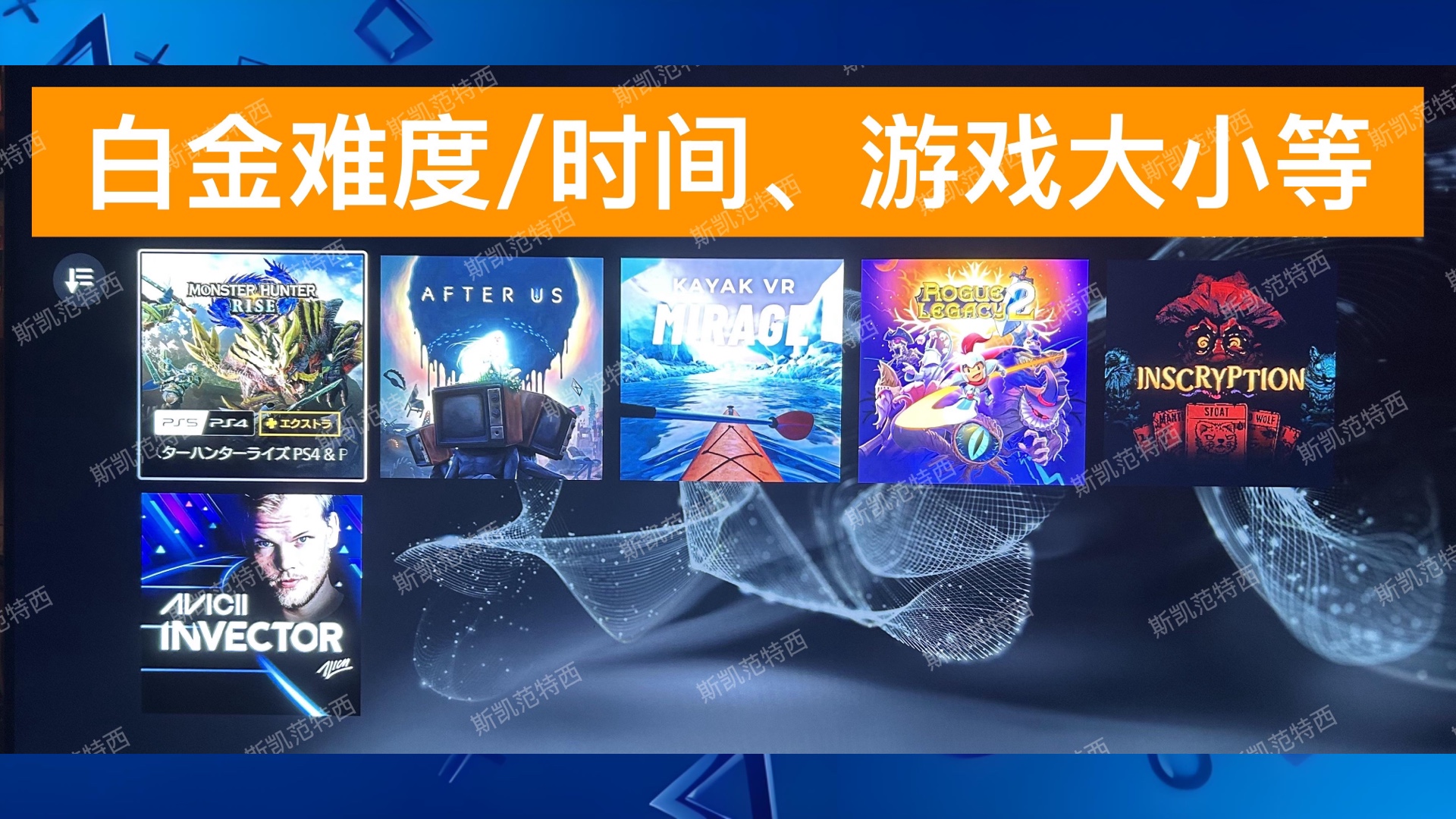 【25年6月出库】PS+会员2/3档游戏白金难度、时间及游戏大小等